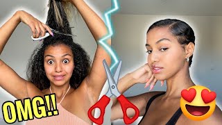 I DID THE BIG CHOP | Total makeover
