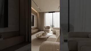 Modern minimalism with a touch of luxury ✨Clean lines, warm lighting, timeless comfort in one space.
