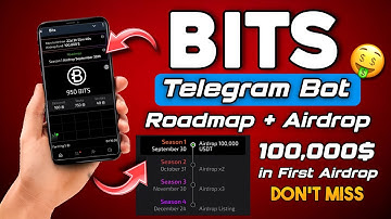Telegram Bot Bits Connect Wallet and Get 100,000$ 🤩 | Bits Airdrop Claiming 🤑 | Bits Listing 30 Sept