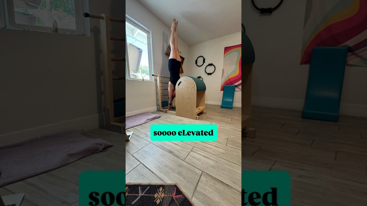 Pilates Handstand on the Ladder Barrel | Practice Over Perfection | OPC