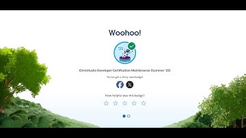 Omnistudio Developer Certification Maintenance (Summer ’25) In Trailhead Salesforce