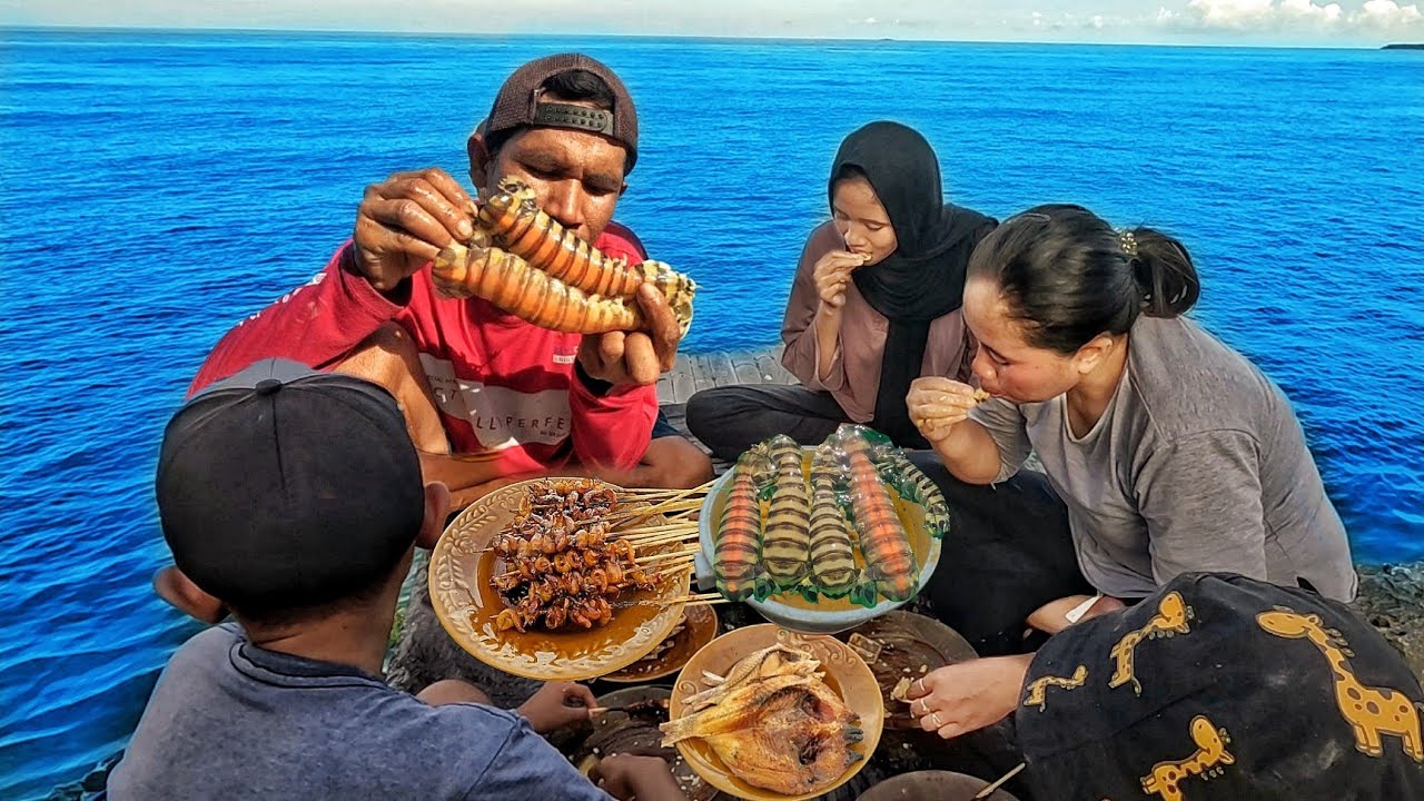 2 hari berpetualang berburu udang mantis,berburu sofood dan mancing ikan bersama keluarga