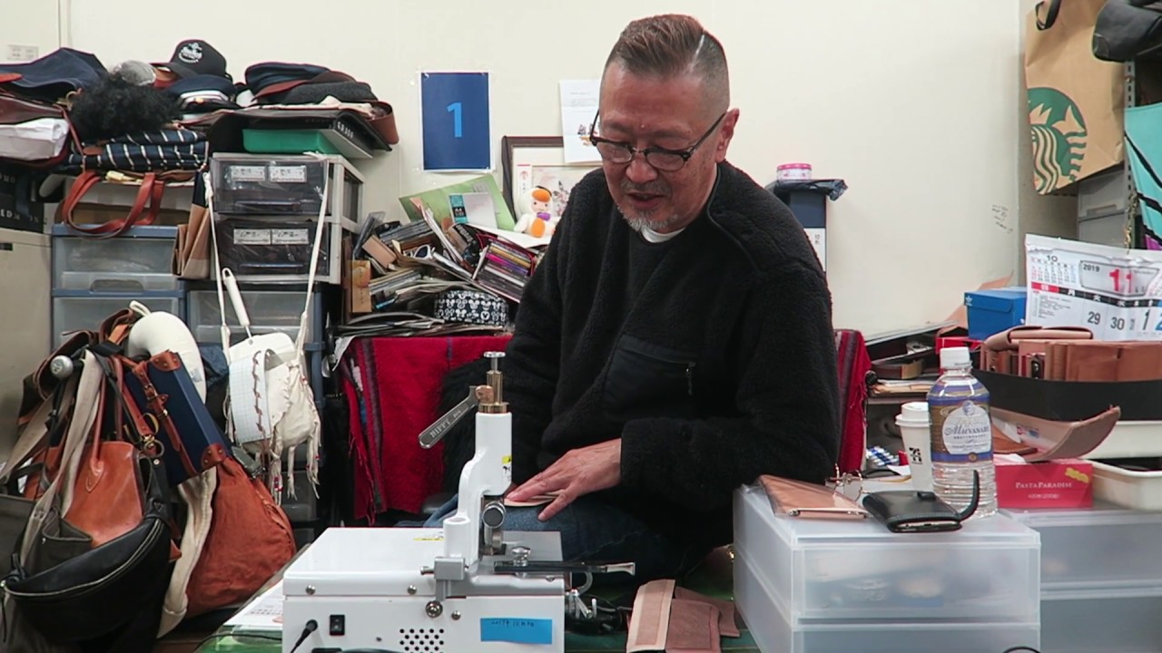 卓上漉き機デモ2  REDMOON後藤惠一郎