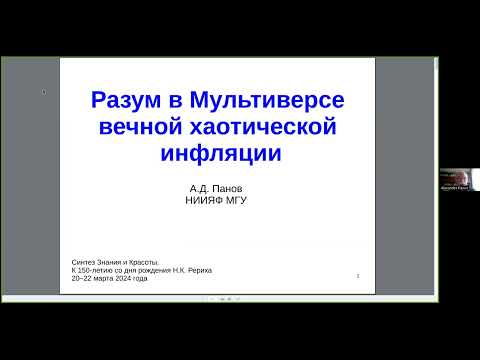 Видео: А.Д. Панов «Разум в Мультиверсе вечной хаотической инфляции»