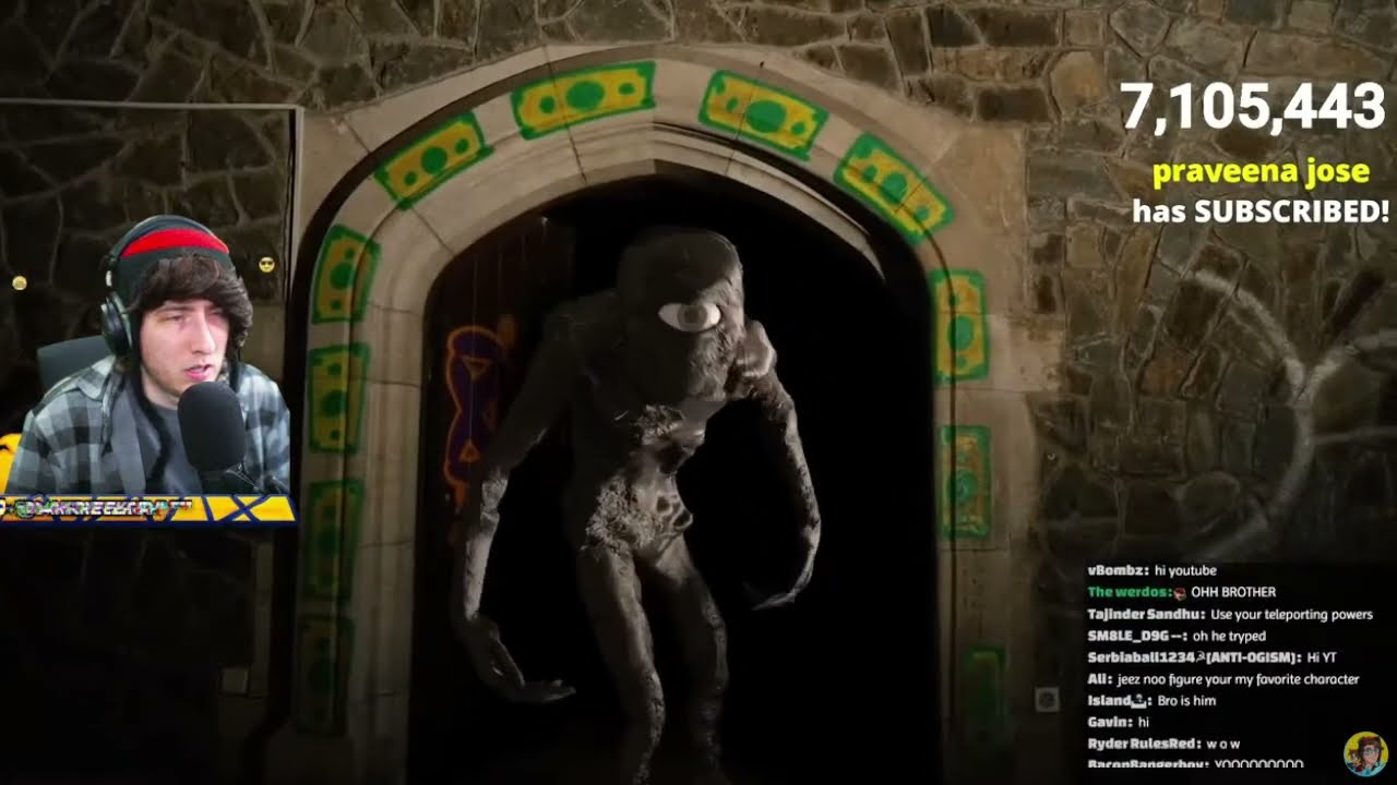 KreekCraft Reacts To Doors But In Real Life (ANIMATION) By HorrorSkunx