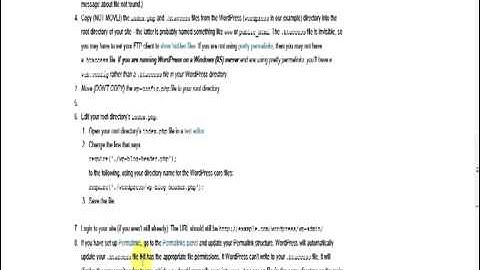 Wordpress  Installation - Part 2