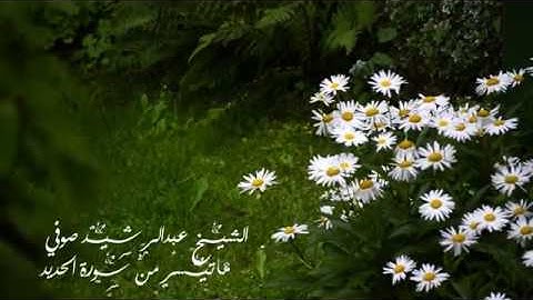 تلاوة خاشعة  من سورة الحديد عبدالرشيد صوفي (إعلموا أنما الحياة الدنيا لعب ولهو)