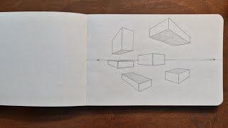 Drawing Cubes in Two Point Perspective | Easy Step by Step Beginner Guide