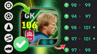 Oliver Kahn's upgrade: 106 copies of the choice contract, terrifying energies 🥵 | efootball 2026 screenshot 5