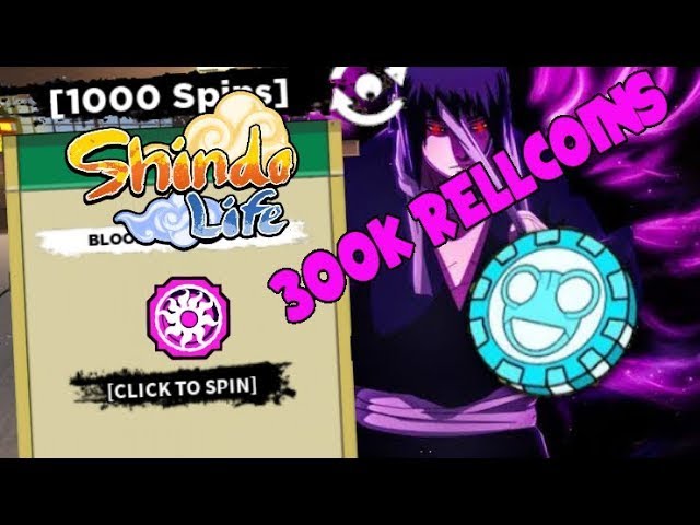 NOVOS CÓDIGOS 1000 SPINS e 300K RELL COINS!! UPDATE 202 no SHINDO LIFE  (shinobi life 2) - [ROBLOX] 