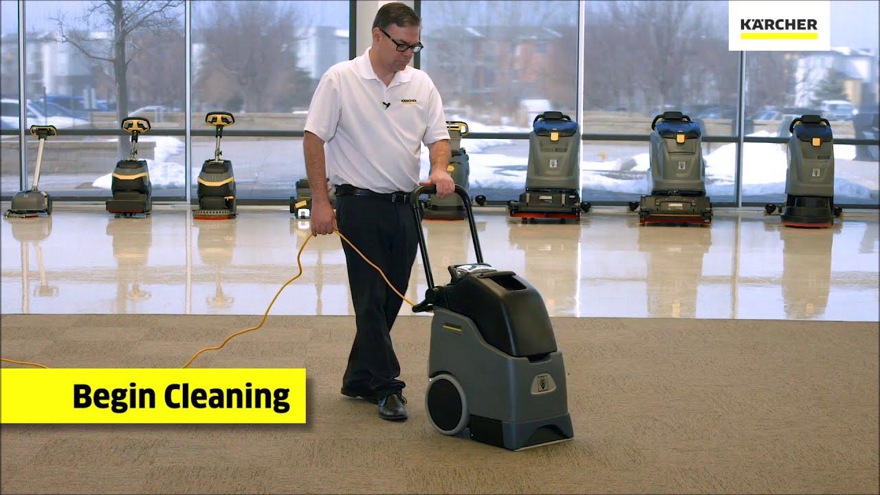 Karcher BRC 30/15 C Carpet Extractor YouTube