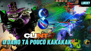 O BICHO TÁ INSANO COM ESSE DANO KKKK - CLINT GAMEPLAY | Mobile Legends