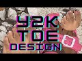 Y2K PEDICURE | BLACK FRENCH TIP NAIL ART