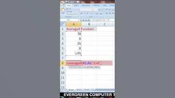 Averageif function II Excel Trick & Tips #short #ytshorts  #youtubeshorts      #youtubevideo  #viral