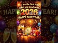 Happy New Year 2026 #newyear #newyear2026 #2026 #advance #wishes #party #revolution #changedcalendar