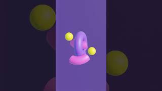 Torus Fusion: Cosmic Orbits #3danimation #blender3d #satisfyingvideo