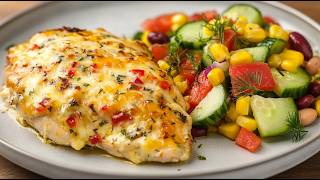 видео: Невероятно вкусно! Куриное филе в духовке с сыром и овощами - просто и потрясающе! картинка: Невероятно вкусно! Куриное филе в духовке с сыром и овощами - просто и потрясающе!