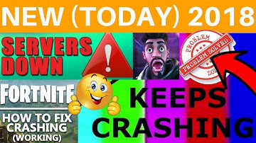 ✅ Fortnite Keeps Crashing Fix,Why Fortnite Servers down Today, Iphone,Ios,Ps4,Xbox One
