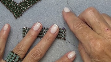 "How To" Add Thread To A Beaded Project