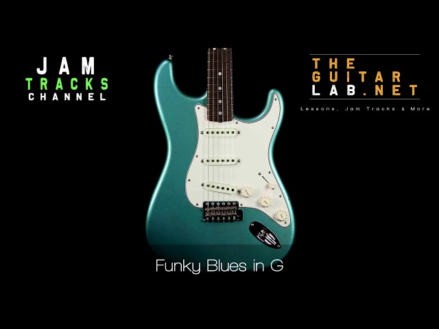 Funky Blues Guitar Backing Track - JamTracksChannel class=