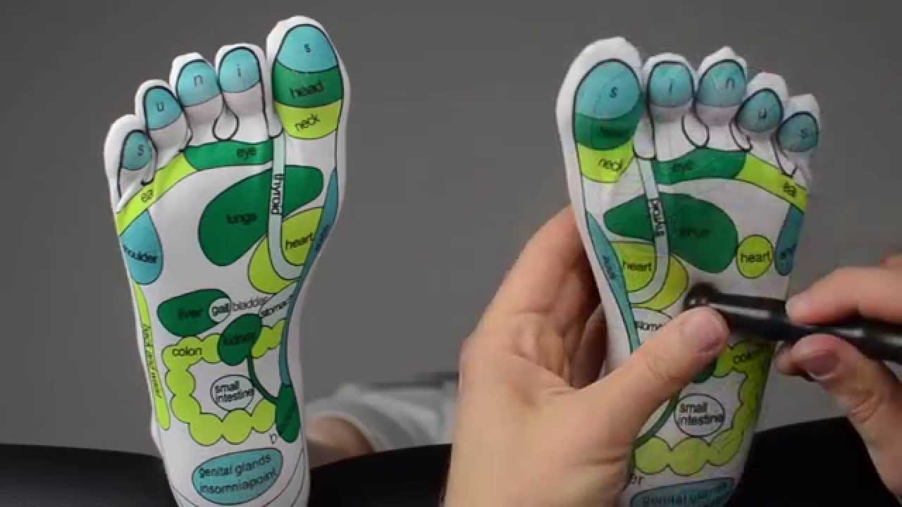Fussreflexzonen Socken Von Massage Expert Youtube