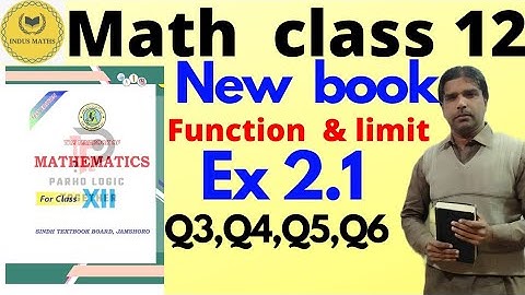 "Class 12 Math | STB | Ex 2.1 Q3-Q6 | Function Composition & Inverses | Functions and Limits"
