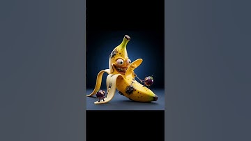 Rotten Banana Monster & Grape Monsters. #cartoonvideo #funnymonster #animation #funny