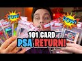 My 101 Card PSA Submission Return Baseball, Basketball & Football Cards!