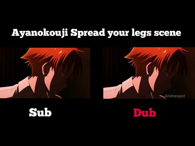 Ayanokouji Spread your legs Dub Voice Scene | Classroom of the Elite Seaason 2 Episode 3 class=