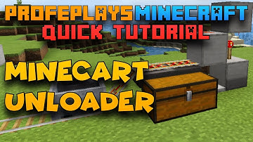 The ABSOLUTE EASIEST Minecraft Minecart Unloader: Minecraft Bedrock 1.16