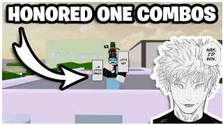 Jujutsu Shenanigans Honored One BEST Combos (OP Gojo) [ROBLOX]