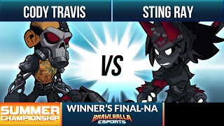 Cody Travis vs Sting ray - Winner's Final - Summer Championship 2020 - 1v1 NA