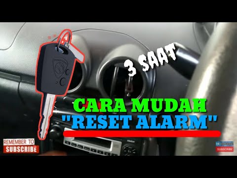 RESET ALARM KERETA MUDAH #Projek62