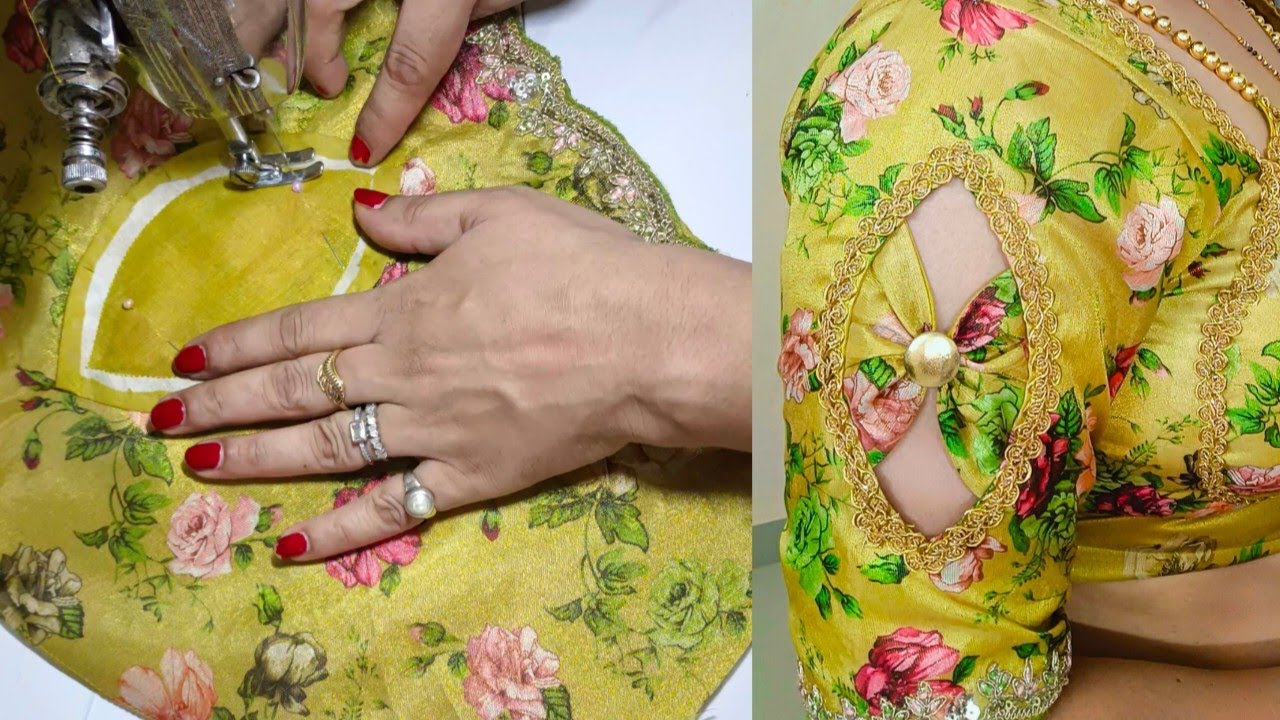 Looking for a unique and Stylish Sleeves design// बाजू का डिज़ाइन Stitching Tutorial 