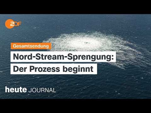 heute journal vom 14.10.2026 Prozessauftakt Nord-Stream, Trumps Diesel-Deal, Russland