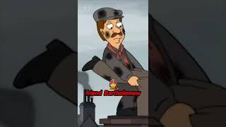 From soot-covered chaos to roller coaster mania—this Family Guy moment is pure, unadulterated dar...