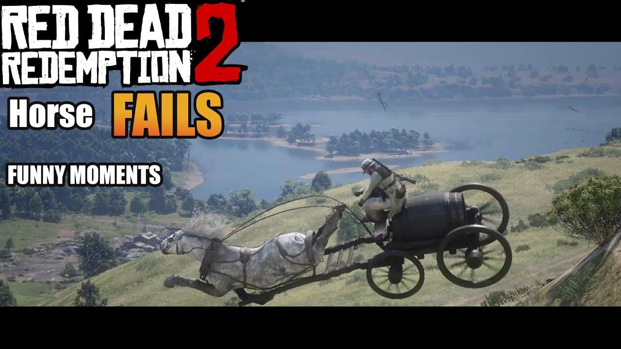 Red Dead Redemption 2 Funny Moments, Horse Fails and Skits - YouTube
