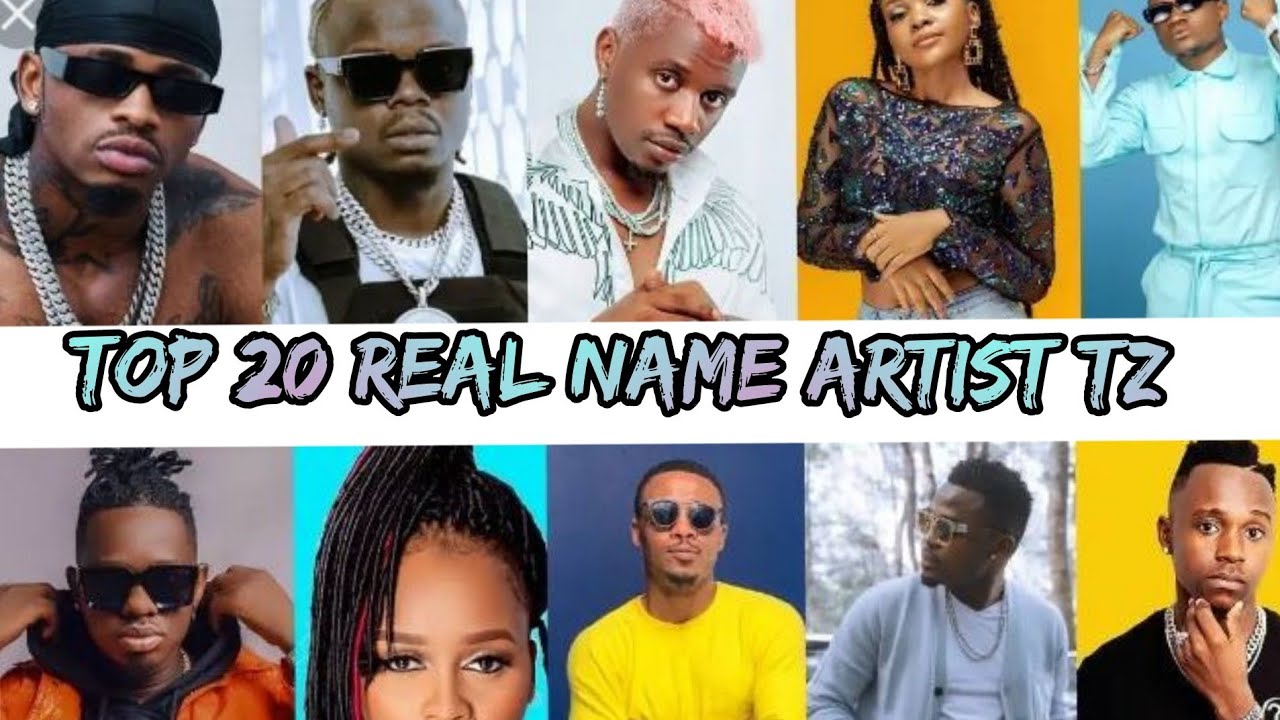 Top 20 best Tanzanian artist real names | best hits latest | songs