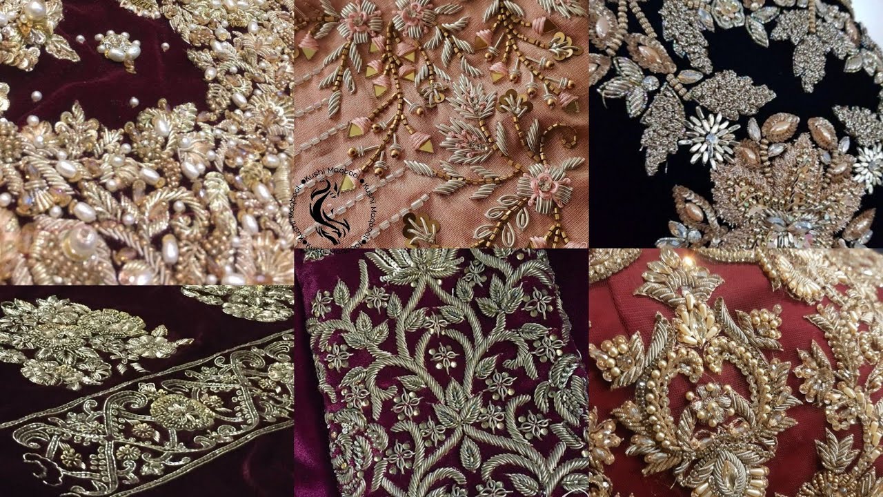 Hand Made Embroidered And Zariwork Ideas For Bridal Party Weddings hand-made-embroidered-and-zariwork-ideas-for-bridal-party-weddings