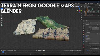 Make 3D Terrain from Google Maps in Blender! (Free!)