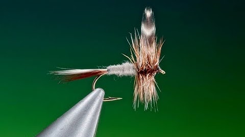 Fly Tying a Hackle tip Adams dry fly with Barry Ord Clarke