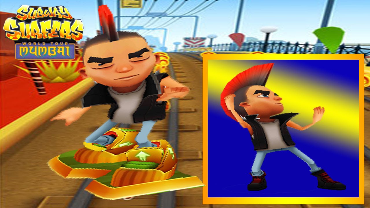 Subway surfers Mumbai - spike with bouncer board