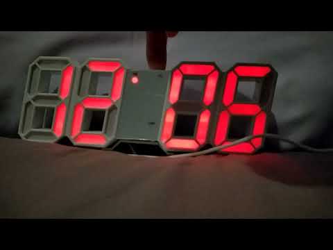 3D LED Clock (With Reset) - How to adjust the brightness.