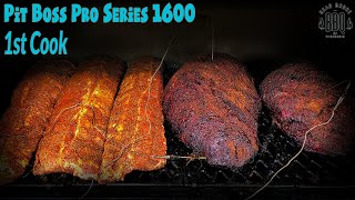Pit Boss 1600 | Brisket | Baby Back Ribs | First Cook