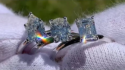 Pear Cut vs Oval Cut vs Emerald Cut (Lab Diamonds) (James Allen)