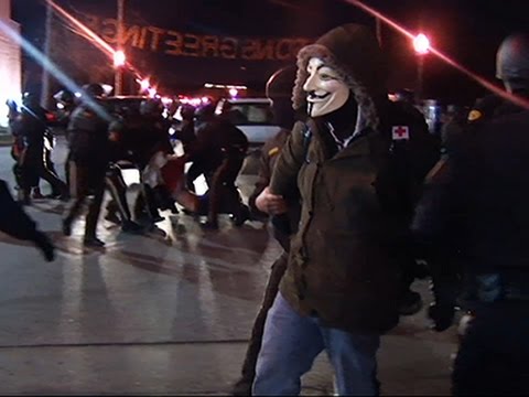 Raw: Several Arrests in Ferguson, Missouri