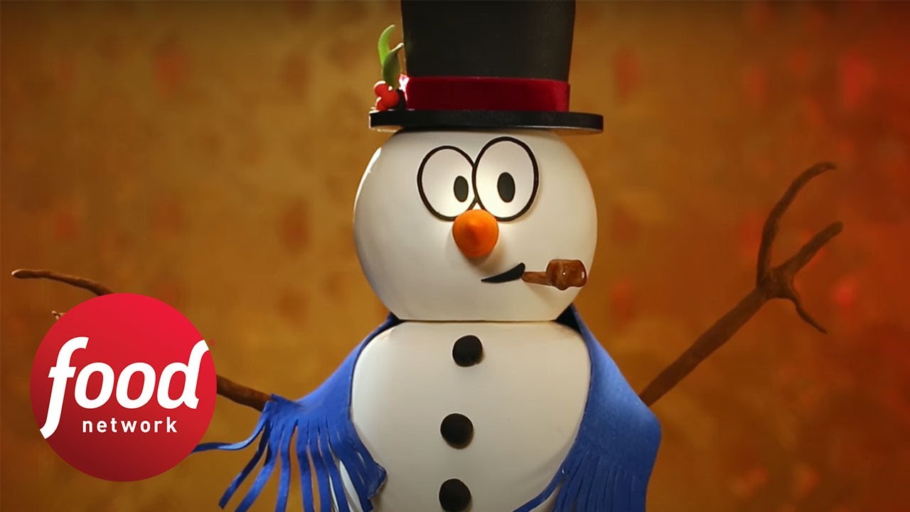 Frosting the Snowman | Food Network