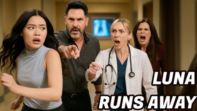 Luna ran away right after Bridget announced the DNA test results The Bold  and the Beautiful Spoilers - YouTube