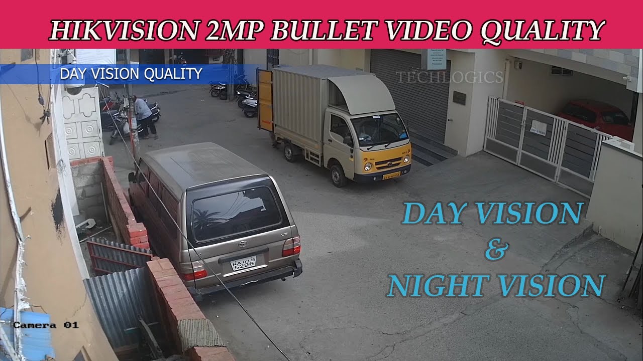 Nod porcelain Bog Hikvision 2mp bullet video quality 1080P Pixel 3.6mm lens and 20Meter IR  Night Vision - YouTube