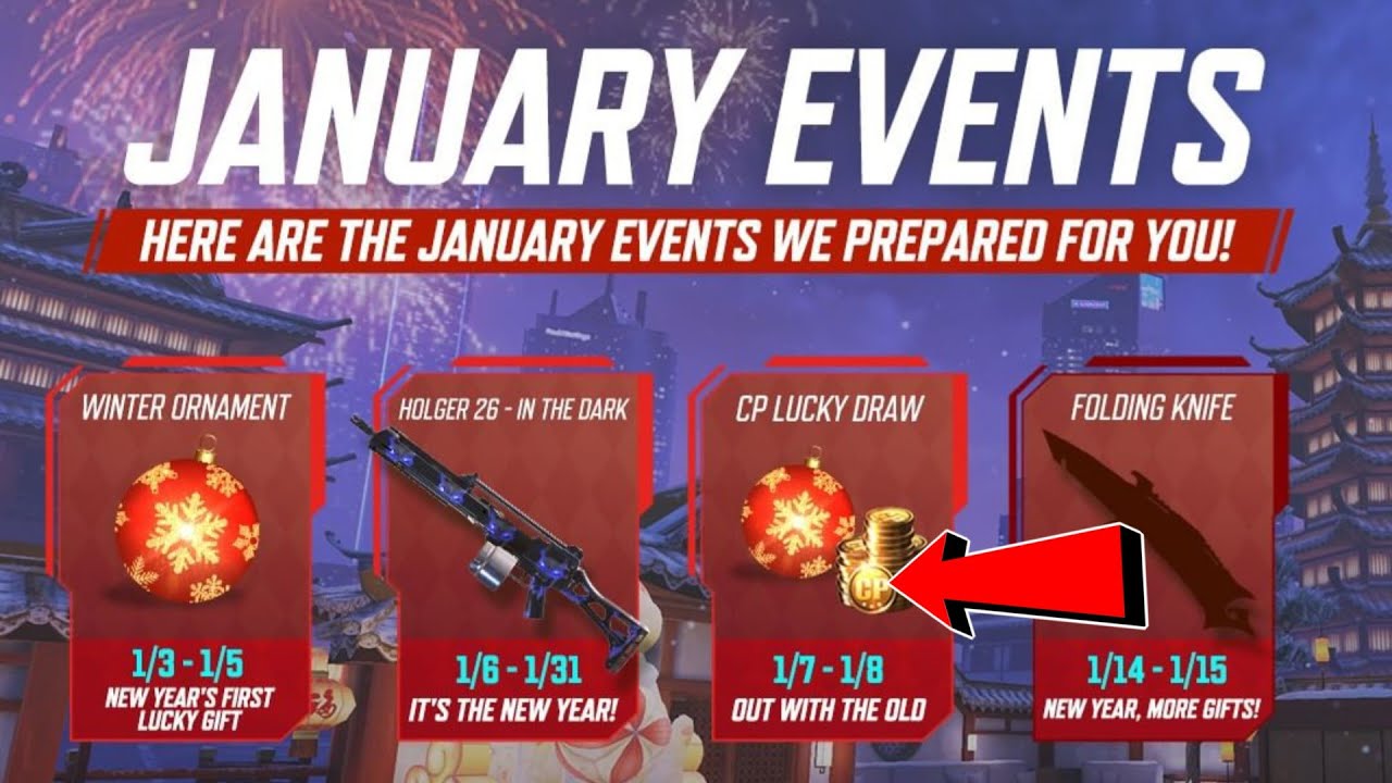First Event Codm REVEALING ALL JANUARY EVENTS FOR SEASON 1 2023 COD MOBILE - YouTube
